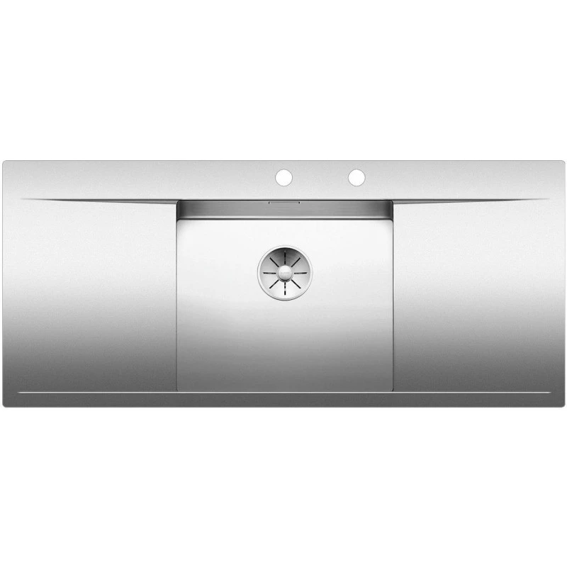 Кухненска мивка BLANCO FLOW 5 S - IF, 1160х510мм, за вграждане, с плот, от неръждаема стомана 521637